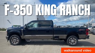 2023 F350 King Ranch walkaround [upl. by Otineb]