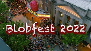 Blobfest 2022  The Colonial Theatre Run Out ReEnactment Aerial View [upl. by Dabney]