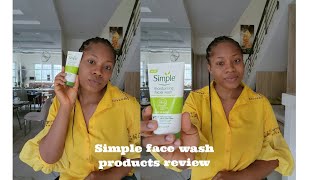 SIMPLE MOISTURIZING FACIAL WASH REVIEW  All you need to knoW [upl. by Callahan]