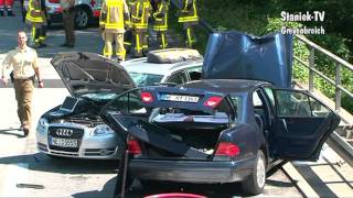 Horrorcrash auf der A 540 3052011 bei Grevenbroich [upl. by Beall]