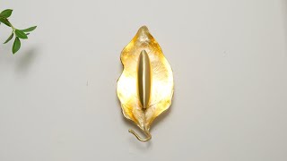 Leaf Brass Wall Lamp [upl. by Ailekahs]