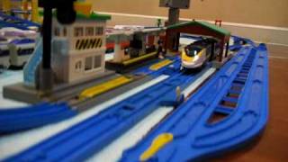 Fastest Euro Star VS Rail Star Plarail [upl. by Rolfston]