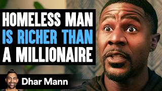 HOMELESS MAN Is Richer Than A MILLIONAIRE  Dhar Mann Studios [upl. by Eidac617]