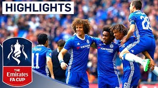 Chelsea 42 Tottenham Hotspur  Emirates FA Cup 201617 SemiFinal  Official Highlights [upl. by Llerroj]