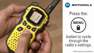 Silent Operation of Motorola Talkabout Two Way Radios [upl. by Lazes966]