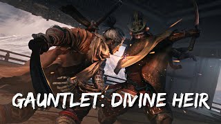 Sekiro Gauntlet Conquered Divine Heir CLDBNo Hit [upl. by Herbie327]