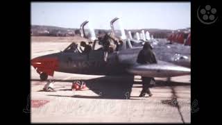 PATROUILLE DE FRANCE film 1978  Fouga Magister Salon de Provence France  family memory cinema 8mm [upl. by Aileduab]