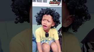 WIG KRIBO TIAN DI BUANG AZKA😬😅🙏 trending comedy humorsegar funny shorts [upl. by Ppik]