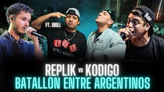 REPLIK vs KODIGO  BATALLON ENTRE ARGENTINOS 🔥😎🤯 [upl. by Gayl639]