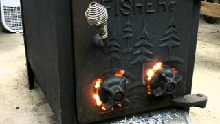 Wood Stove Puffs Dangerous Fire amp Smoke [upl. by Balsam]