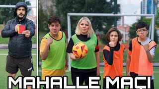 ANNEMLE MAHALLE MAÇI YAPTIK CHALLENGE  FUTBOL FORMASINA [upl. by Cirdla100]