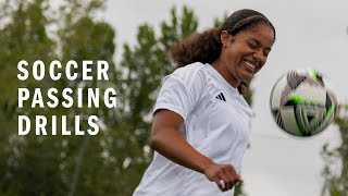 5 Soccer Passing Drills  adidas [upl. by Dulce]