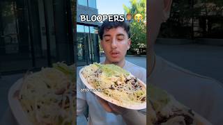 Chipotle Order Bloopers 🤦🏽‍♂️😭 chipotle [upl. by Lachance497]