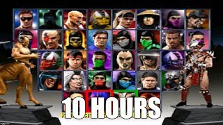 Mortal Kombat Trilogy Playstation  Character Select Theme Extended 10 Hours [upl. by Godart]