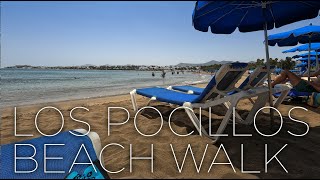 Los Pocillos beach walk  Lanzarote [upl. by Omle475]