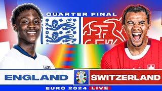 ENGLAND p 11 SWITZERLAND  UEFA EURO 2024 Live Reaction [upl. by Arutak]