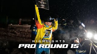 Amsoil Championship Snocross 2022  Pro Round 15 Highlights [upl. by Enneiviv709]