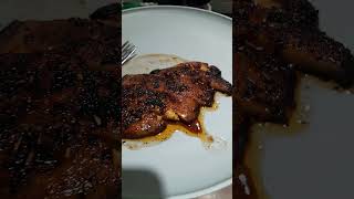 Portobello steak yummy Goodwood foodie delicious shorts Jesuslovesyall [upl. by Anuska]