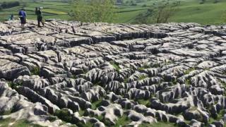 Limestone pavement at Malham [upl. by Erinna]