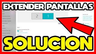 ✅PROBLEMA AL EXTENDER PANTALLAS WINDOWS 10 2023 [upl. by Niran]