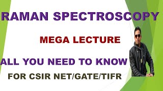 RAMAN SPECTROSCOPY FOR CSIR NET GATE [upl. by Aihseyk]