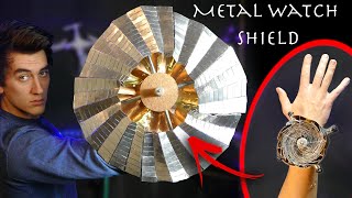 Make an Expandable METAL Wrist Watch Shield V2  Percy Jackson Style [upl. by Sascha]