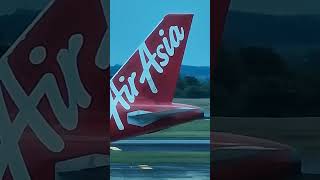 aviation AirAsia A320200 DeXandra livery taxiing at Johor Bahru Senai Airport [upl. by Ellinet]