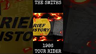 The Smiths 1986 Tour Rider 1  Band Bus Requirements [upl. by Haeckel]