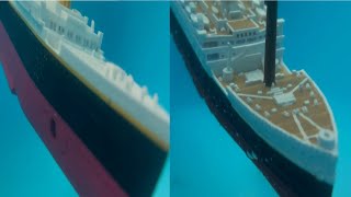 Titanic Model Sinking Caught on Underwater Camera [upl. by Ahsenat]