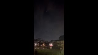 Strange lights seen in Vallejo possible meteor shower [upl. by Nilved]