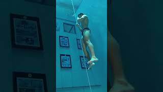 Freediving in the DEEPEST pool in the World [upl. by Eiveneg326]