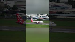 Airasia Airbus A321216 PKAZS Penang to Jakarta [upl. by Ddarb]