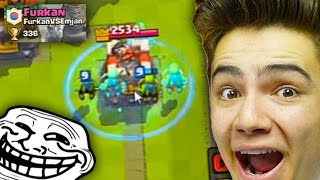 FURKANI TROLL DESTE İLE TROLLEDİM D  Clash Royale TÜRKÇE [upl. by Gillead]