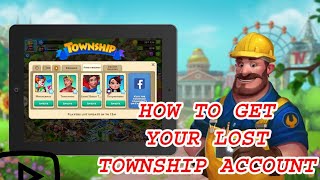 HOW TO GET BACK YOUR LOST TOWN IN TOWNSHIP [upl. by Acino284]