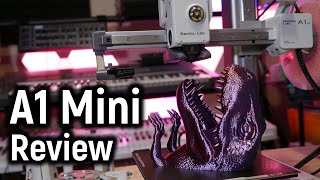 Bambu Lab A1 Mini  AMS Lite 3D Printer Review [upl. by Drake727]