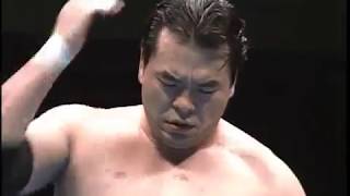 AJPW  Mitsuharu Misawa vs Vader [upl. by Huberman637]