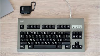 NCR80 R2 with Alpaca Switches Lubed typing sound [upl. by Airbmac]