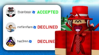 I Sent a Friend Request to 100 Verified Roblox Users [upl. by Suivatna]