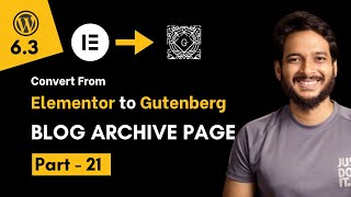 21 Create a Blog Page and Sidebar using Gutenberg Block editor Full site editing theme [upl. by Ailahs]