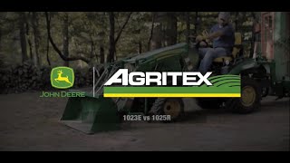 John Deere 1023E et 1025R [upl. by Mahgem]