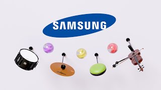 Samsung Ringtone Evolution with Amazing Instruments Marble Music [upl. by Kleeman]