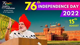 Indias 76th Independence Day Celebrations – PM’s address to the Nation  LIVE from the Red Fort [upl. by Bryn]