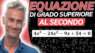 ESERCIZI Equazioni di Grado Superiore al Secondo [upl. by Sperry509]