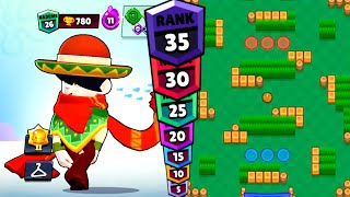 Edgar SADECE 1 SAAT  Brawl Stars Rank Gameplay [upl. by Wobniar]