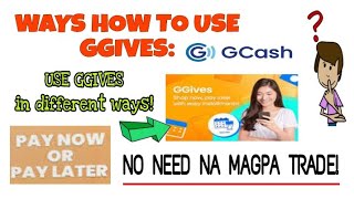 HOW TO CONVERT GGIVES TO CASH WAYS ON HOW TO USE GGIVES [upl. by Arodoeht]