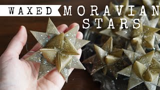 Moravian Star Tutorial  How to Make Nostalgic Waxed Paper Star Ornaments [upl. by Lucine]