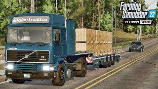 Trucking amp Autoloading on Silverrun Forest  Farming Simulator 22 [upl. by Trilbie397]