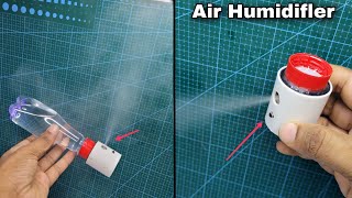 How to make Ultrasonic Air Humidifier  Homemade air Humidifler at home  mist maker [upl. by Ahsemak977]