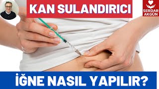 Kan sulandırıcı iğne nasıl yapılır Nereye yapılır Sağlık Videoları ProfDrSerdar Akgün [upl. by Means]