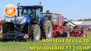 Horsch Demonstrations 2024  Horsch Focus 6 TD amp New Holland T7340 HD [upl. by Yennor]